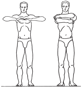 Рис. 12. Упражнение «Обними плечи»